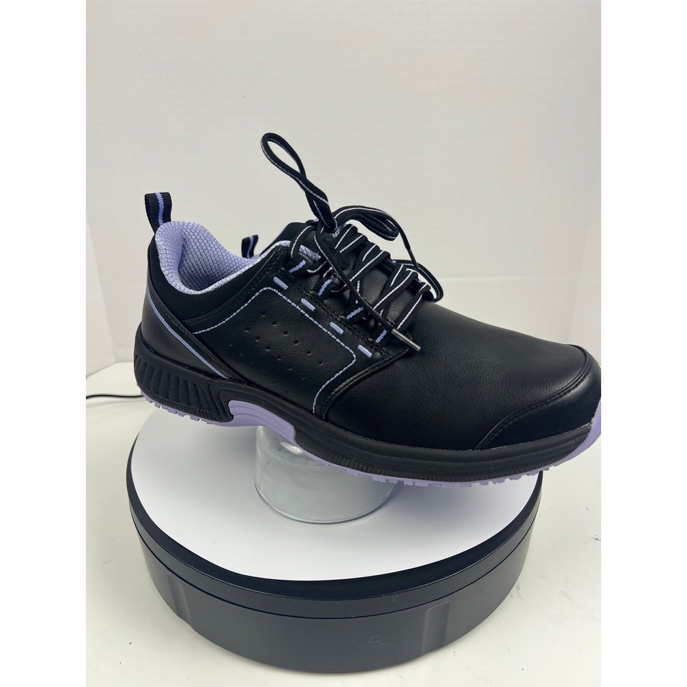 Orthofeet Women's 10M Black Purple Comfort Orthopedic Athletic Walking Shoes - Picture 9 of 17